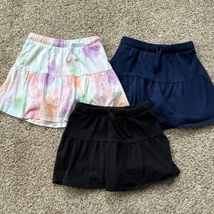3 - Jumping Beans Skorts Girls size 6 - Multi-Color, Navy, and Black